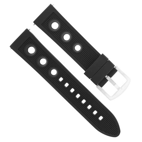 breitling rubber band with screws|Breitling rubber strap 24mm.